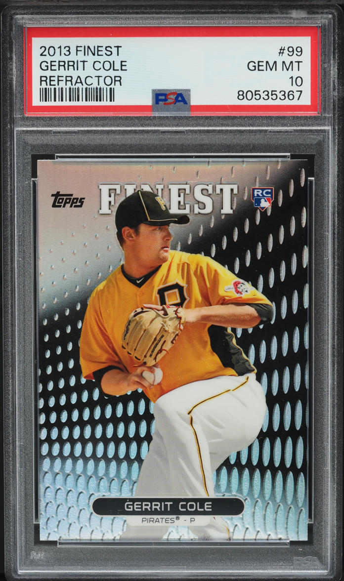 2013 Finest Refractor Gerrit Cole ROOKIE #99 PSA 10 GEM MINT