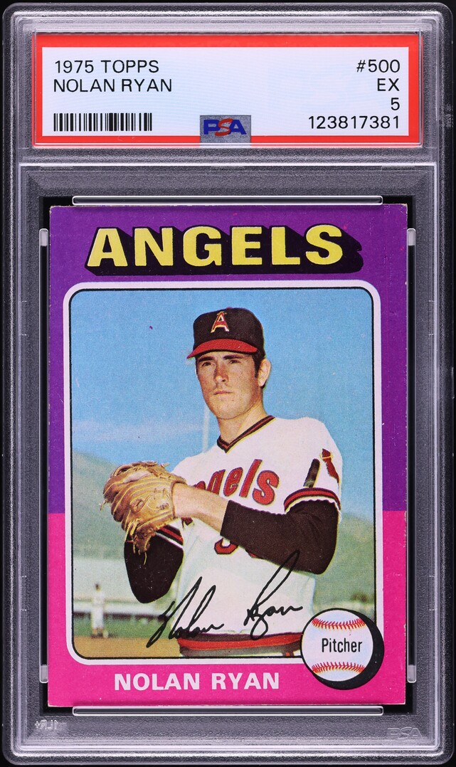 1975 Topps Nolan Ryan #500 PSA 5 EX