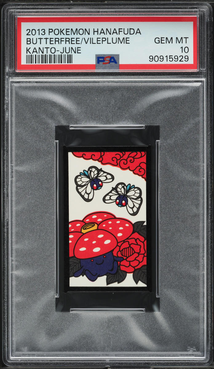 2013 Pokemon Hanafuda Kanto June Butterfree Vileplume PSA 10 GEM MINT