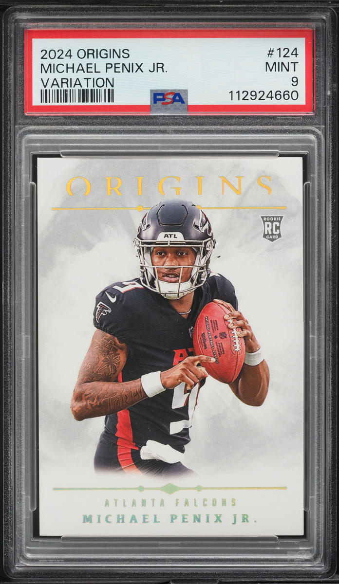 2024 Panini Origins Variation Michael Penix Jr. ROOKIE #124 PSA 9 MINT