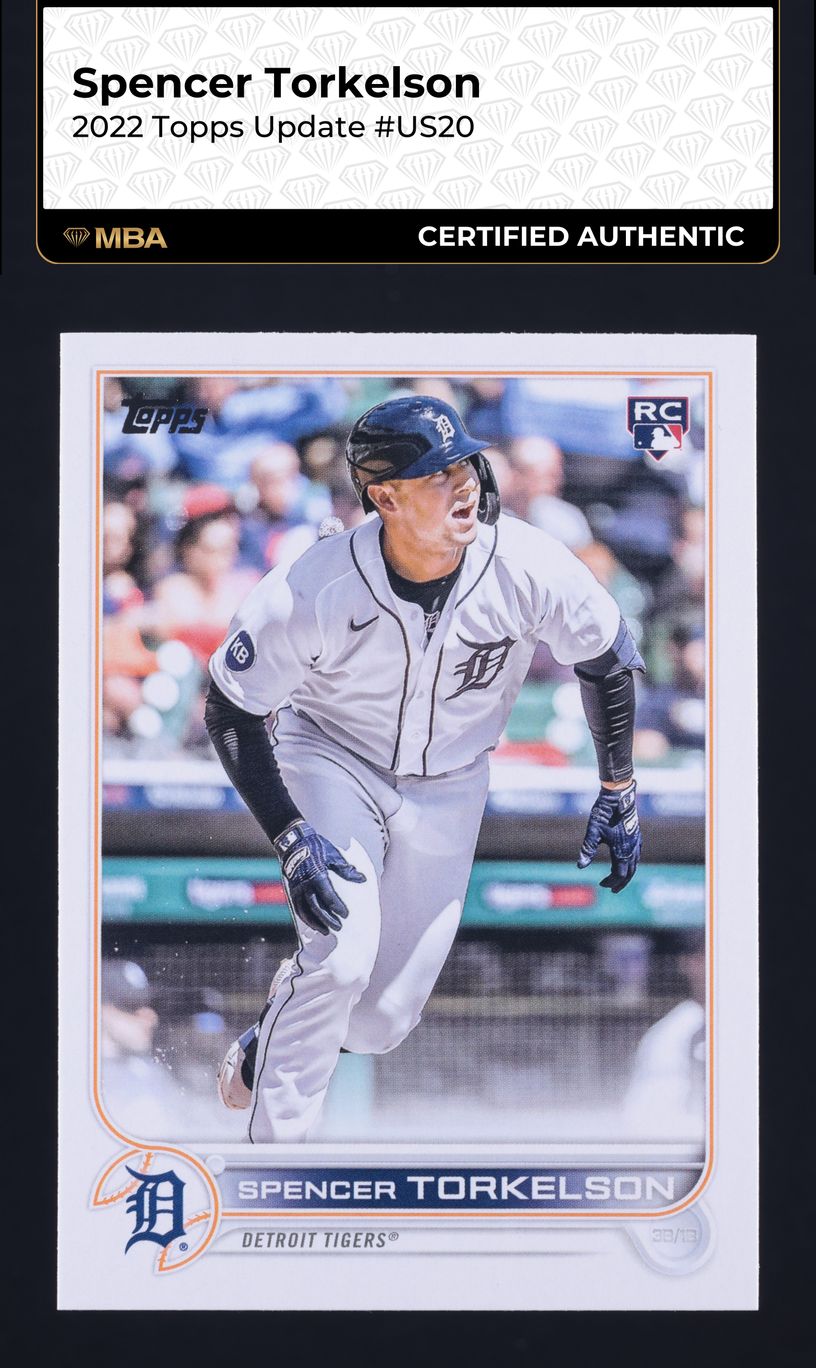 2022 Topps Update Spencer Torkelson ROOKIE #US20 MBA AUTH