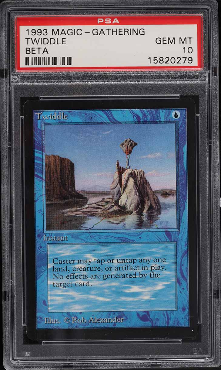 1993 Magic The Gathering MTG Beta Twiddle PSA 10 GEM MINT