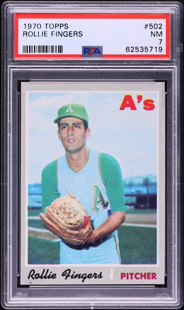 1970 Topps Rollie Fingers #502 PSA 7 NRMT