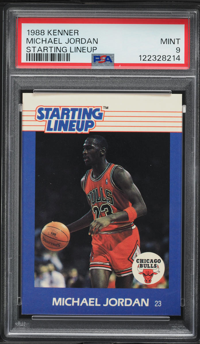 1988 Kenner Starting Lineup Michael Jordan PSA 9 MINT