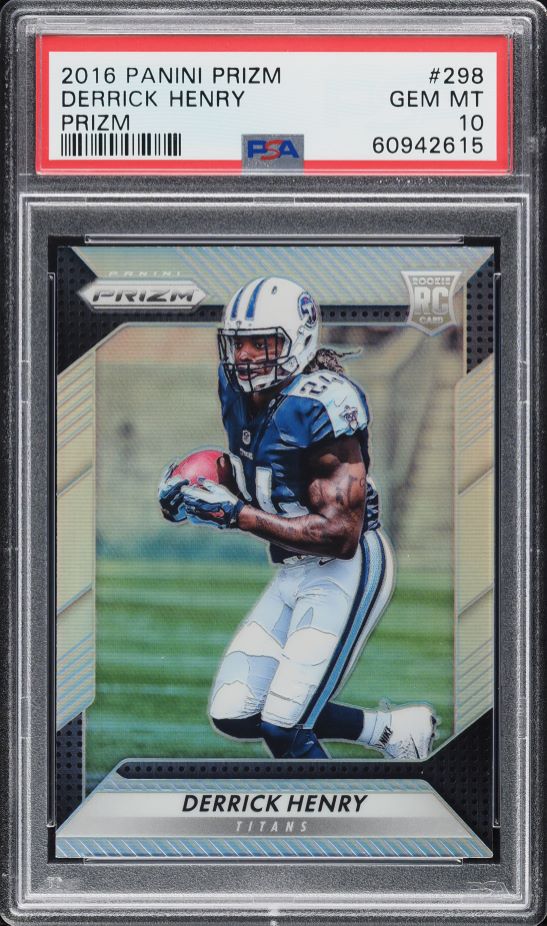 2016 Panini Prizm Silver Prizms Derrick Henry ROOKIE #298 PSA 10 GEM MINT