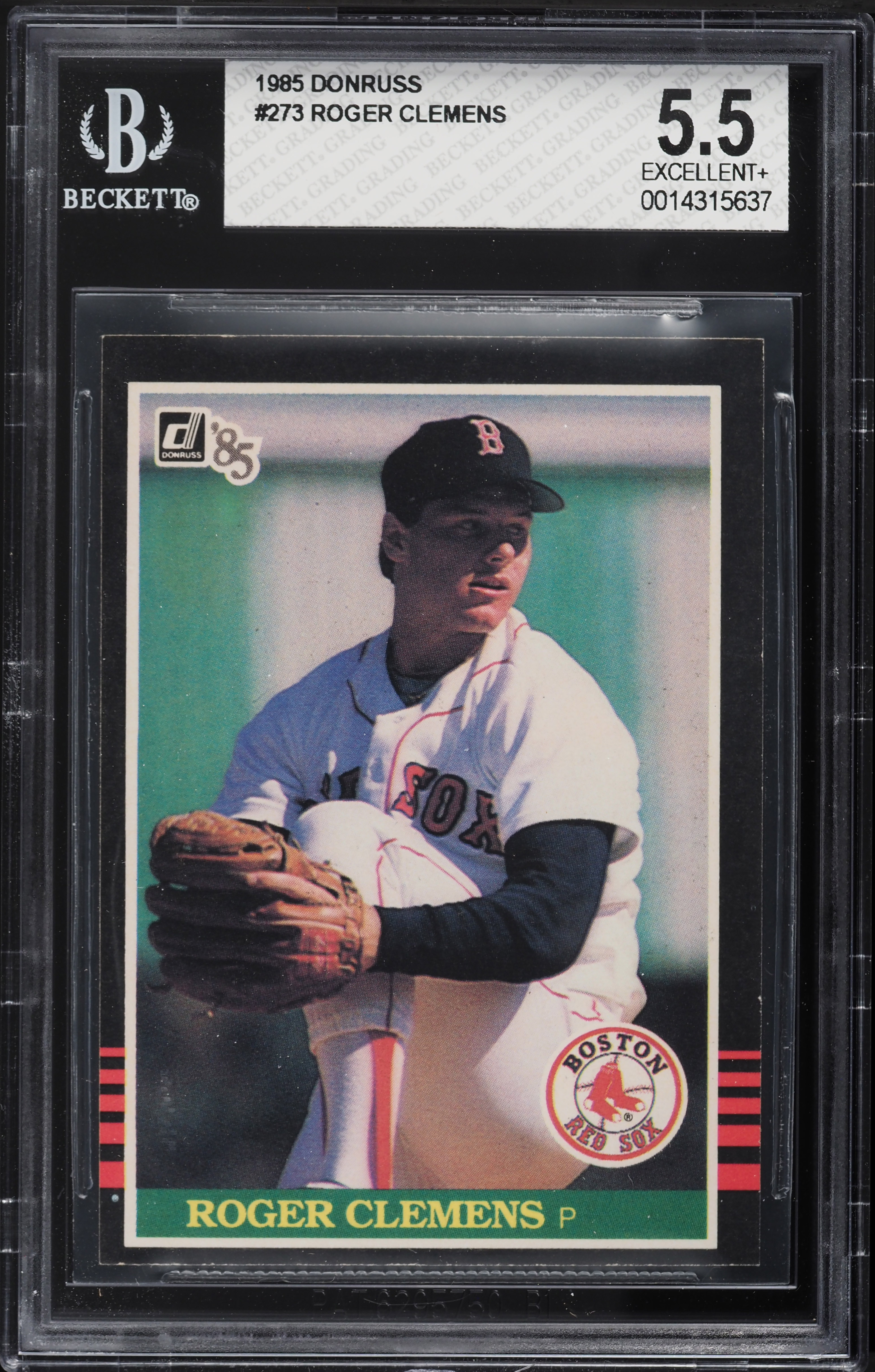 1985 Donruss Roger Clemens ROOKIE #273 BGS 5.5 EX+