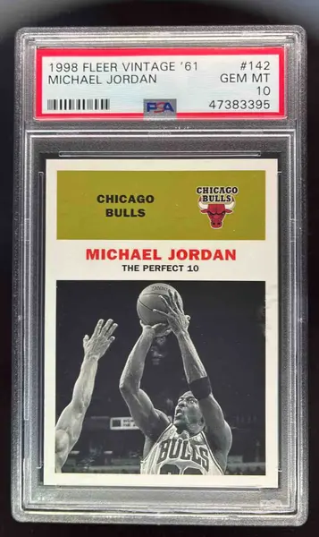 1998-99 Fleer Tradition Vintage '61 #142 Michael Jordan PSA 10