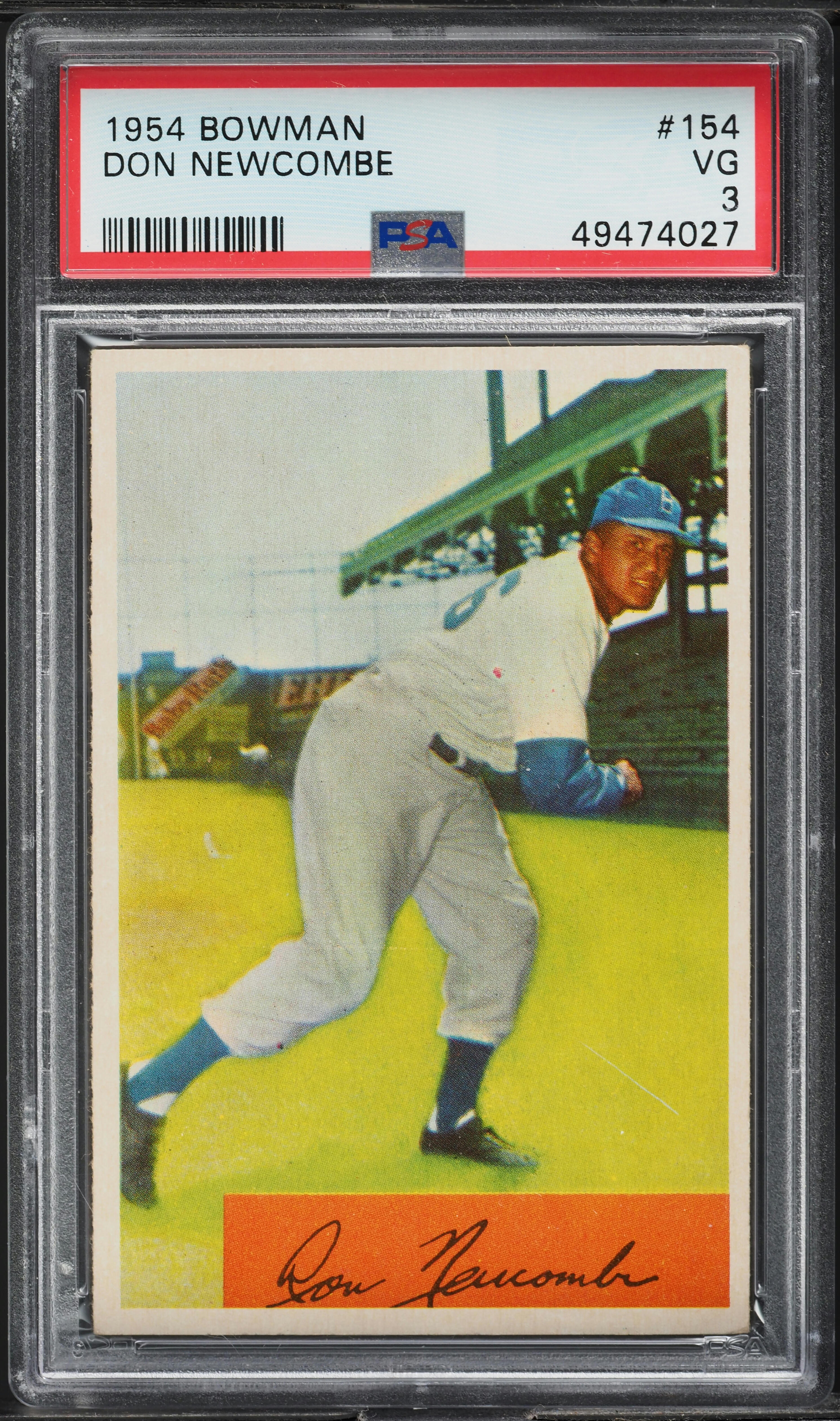 1954 Bowman Don Newcombe #154 PSA 3 VG