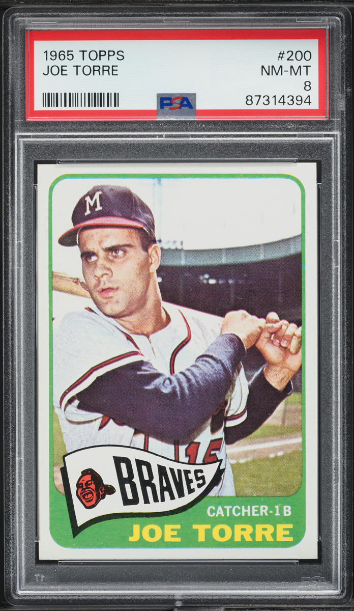 1965 Topps Joe Torre #200 PSA 8 NM-MT