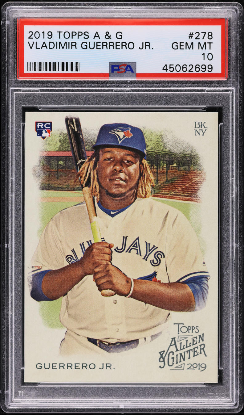 2019 Topps Allen & Ginter Vladimir Guerrero Jr. ROOKIE #278 PSA 10 GEM MINT