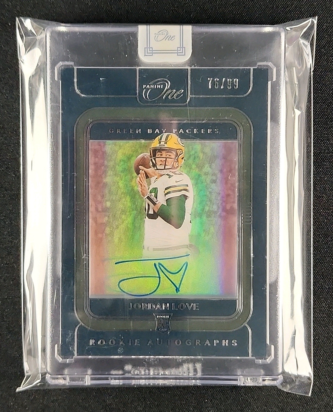 2020 Panini One Jordan Love ROOKIE AUTO /99 #104 MBA AUTH