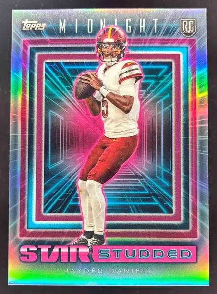 2024 Topps Midnight Star Studded #SS-6 Jayden Daniels RC