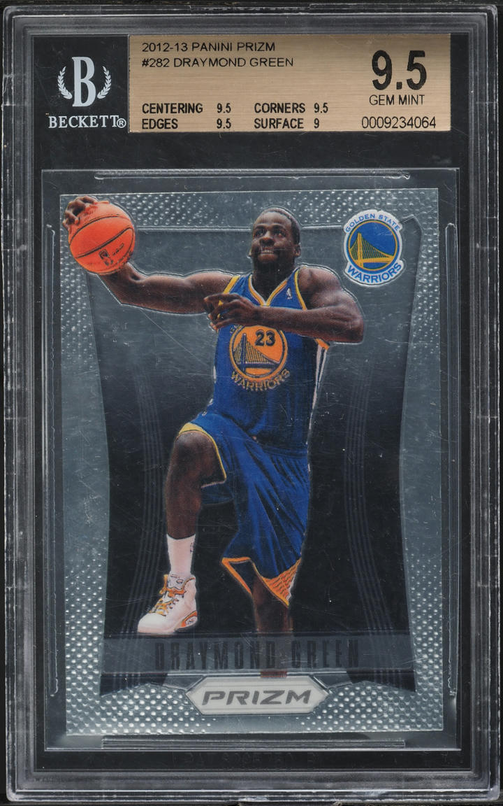 2012 Panini Prizm Draymond Green ROOKIE #282 BGS 9.5 GEM MINT