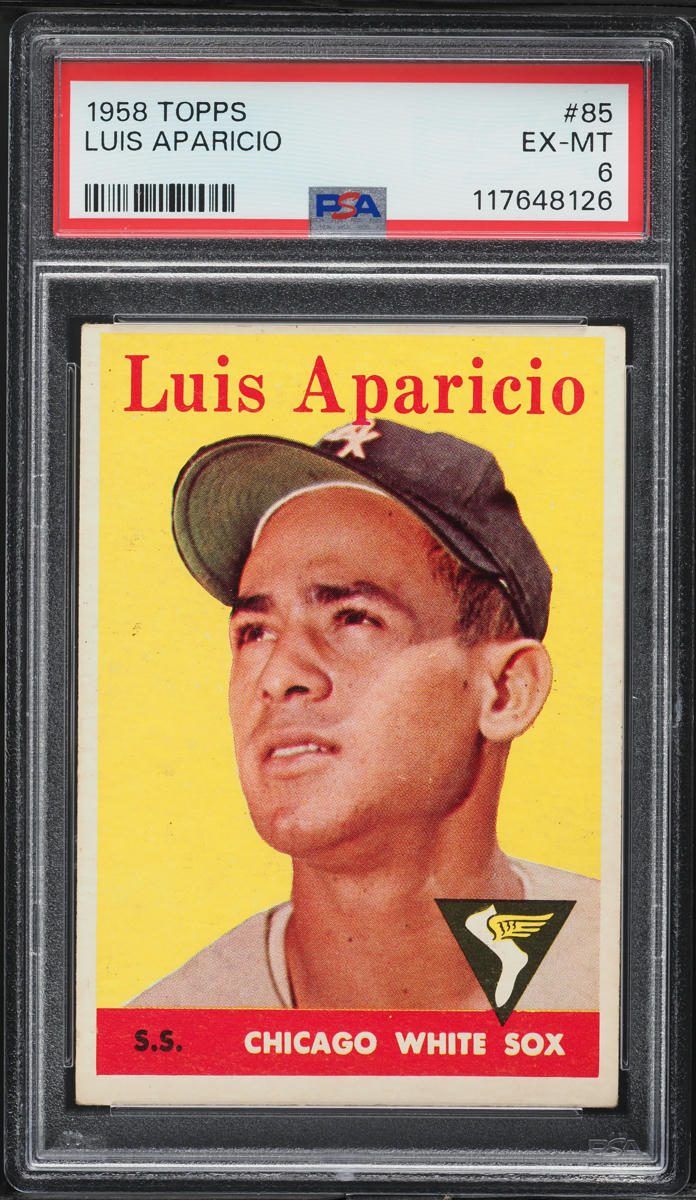 1958 Topps Luis Aparicio #85 PSA 6 EXMT