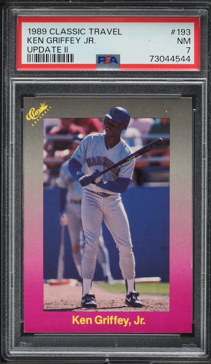 1989 Classic Travel Update II Ken Griffey Jr. ROOKIE #193 PSA 7 NRMT