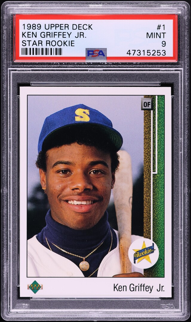 1989 Upper Deck Ken Griffey Jr. ROOKIE #1 PSA 9 MINT