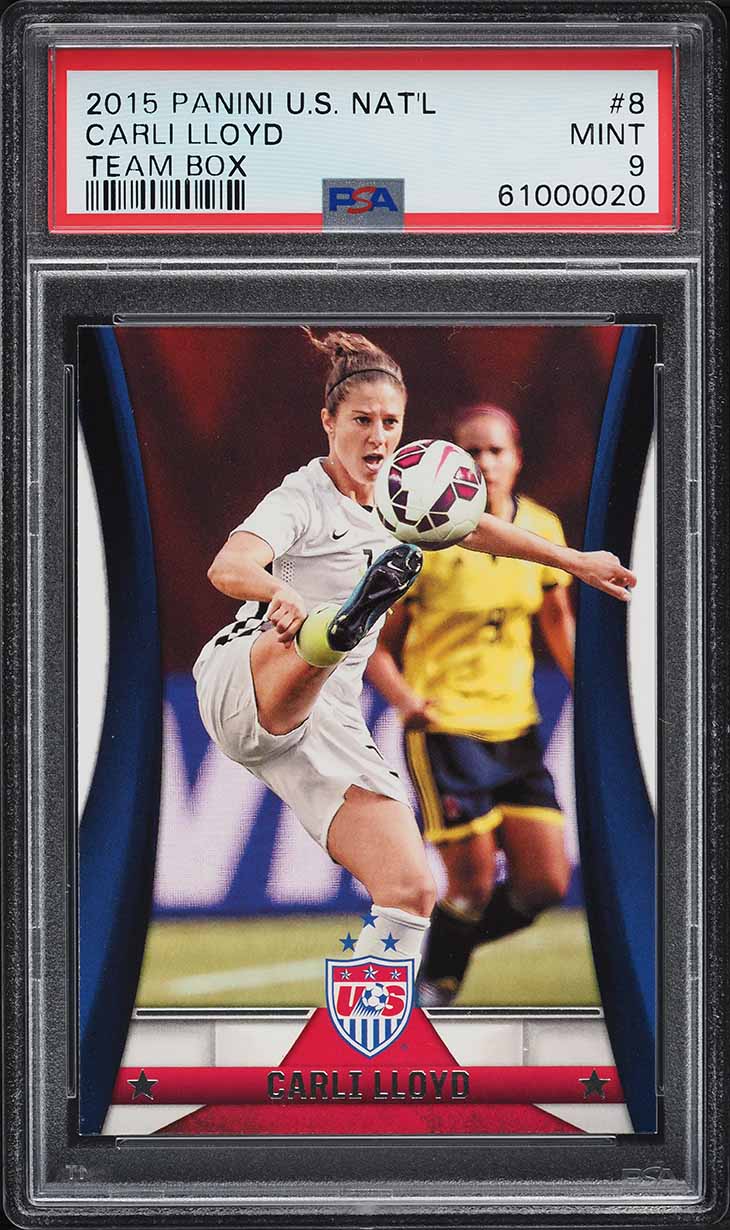 Carli Lloyd #8 2015 Panini US National Team Box USA Signatures Soccer