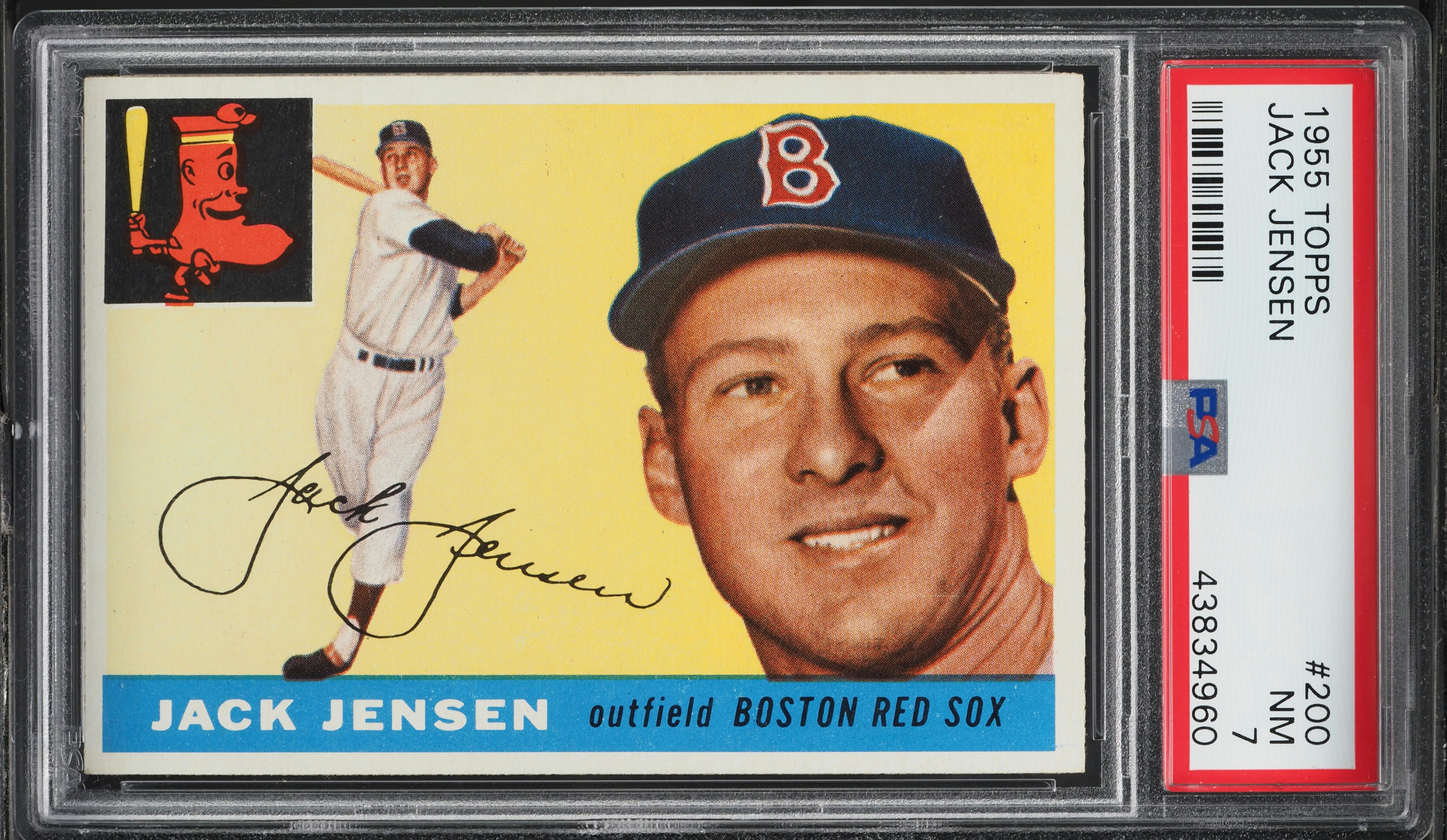 1955 Topps Jack Jensen #200 PSA 7 NRMT