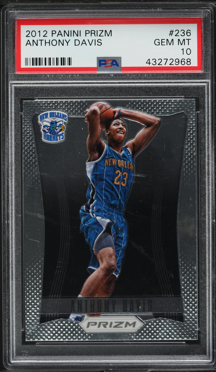 2012 Panini Prizm Anthony Davis ROOKIE #236 PSA 10 GEM MINT