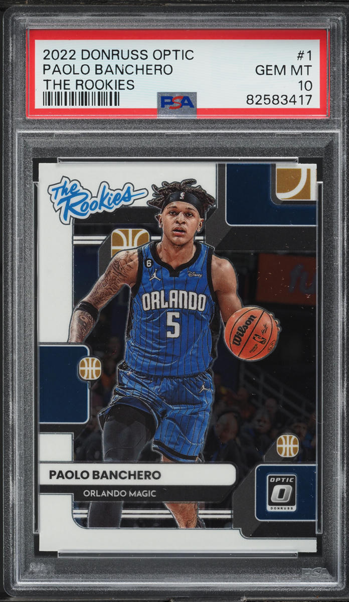 2022 Donruss Optic The Rookies Paolo Banchero ROOKIE #1 PSA 10 GEM MINT