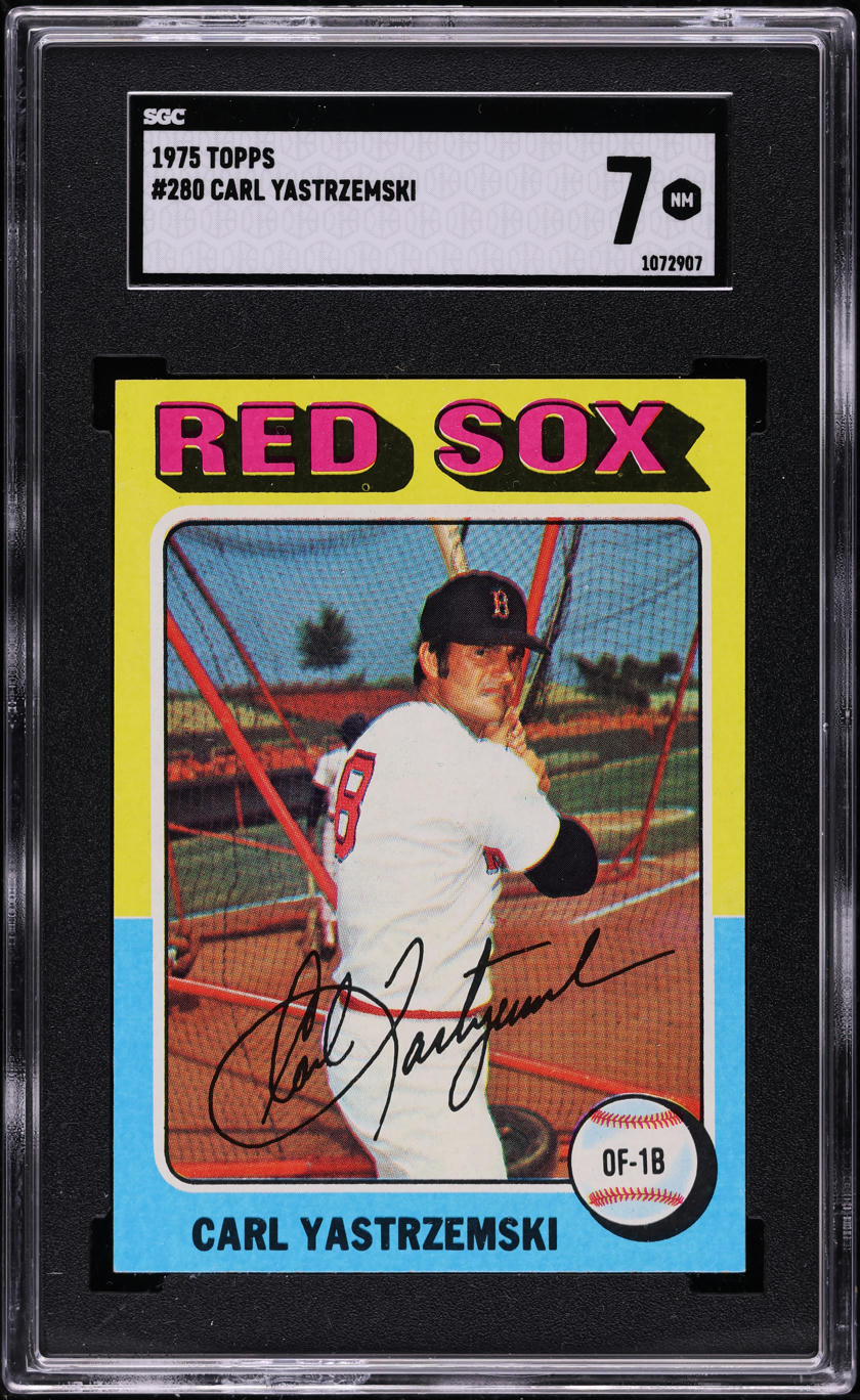 1975 Topps Carl Yastrzemski #280 SGC 7 NRMT