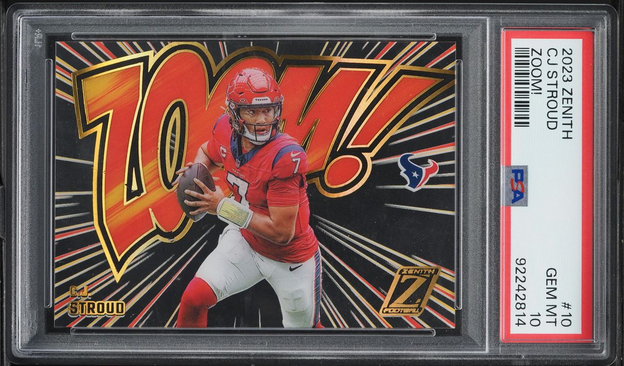 2023 Panini Zenith Zoom! C.J. Stroud ROOKIE #10 PSA 10 GEM MINT