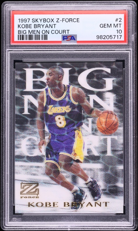 Kobe Bryant 1997 Skybox Z-Force #2BMOC Big Men on Court Price