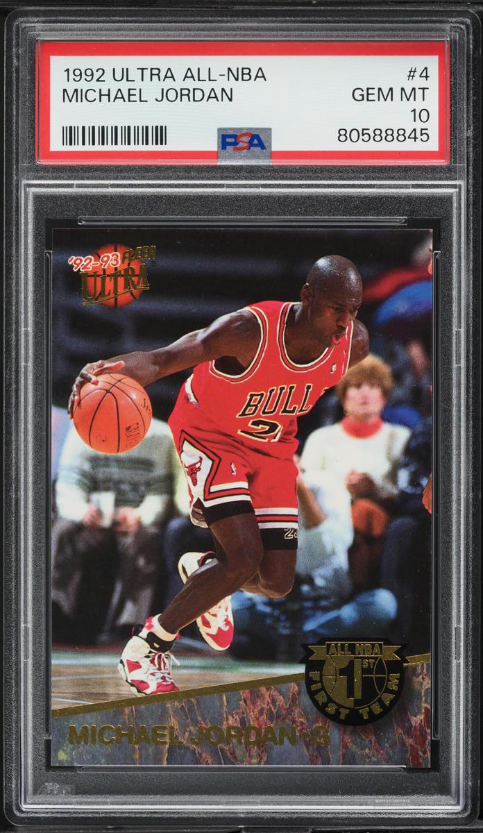 1992 Ultra All-NBA Michael Jordan #4 PSA 10 GEM MINT