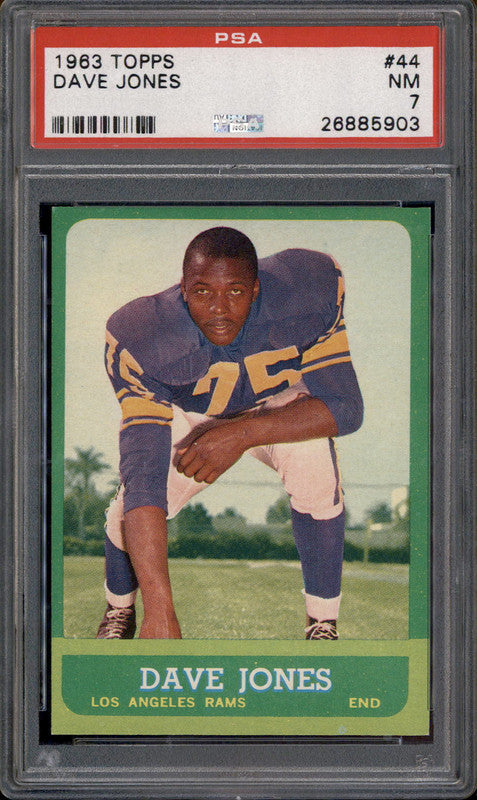 1963 Topps #44 Dave Jones PSA 7