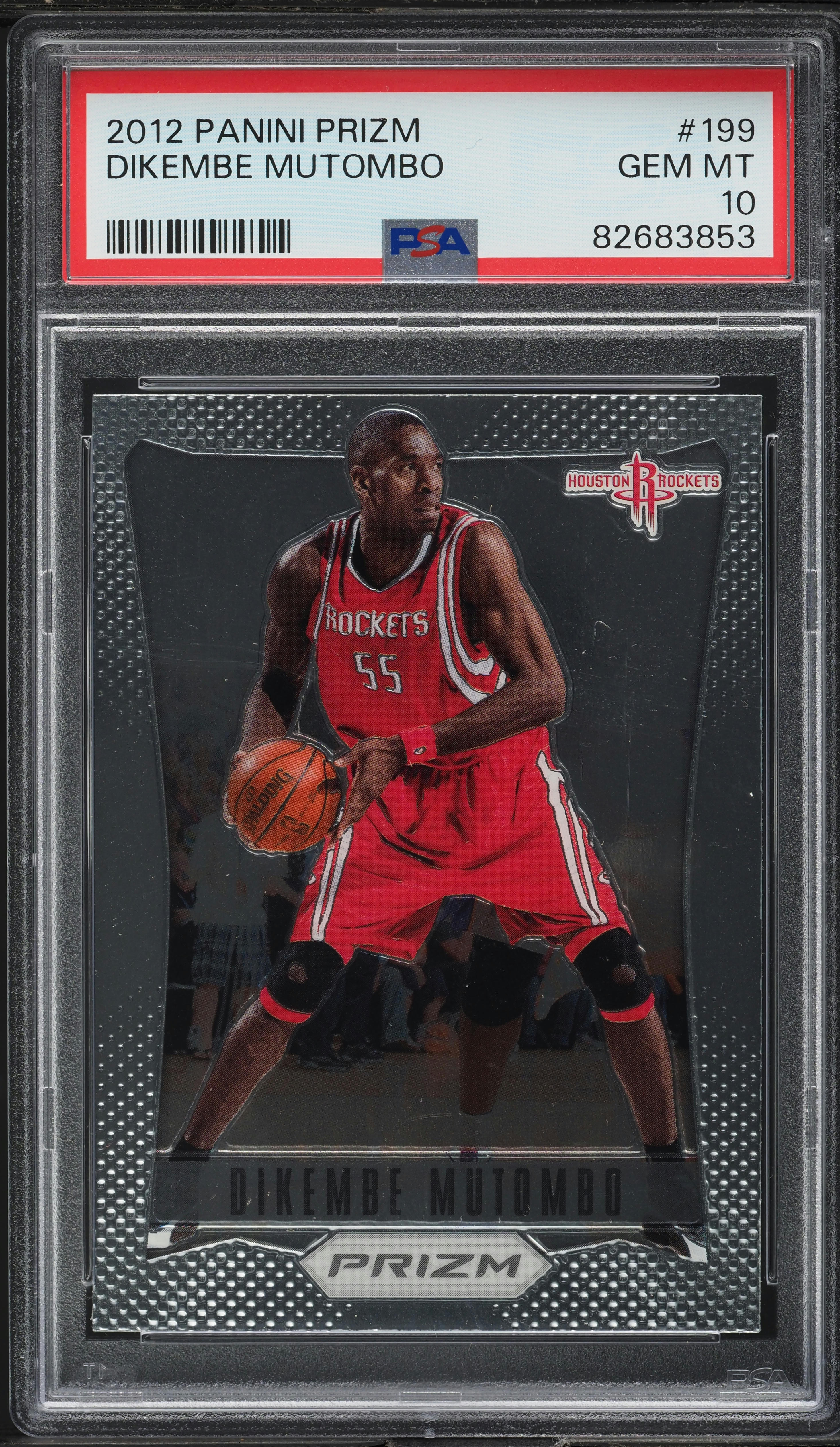 2012 Panini Prizm Dikembe Mutombo #199 PSA 10 GEM MINT