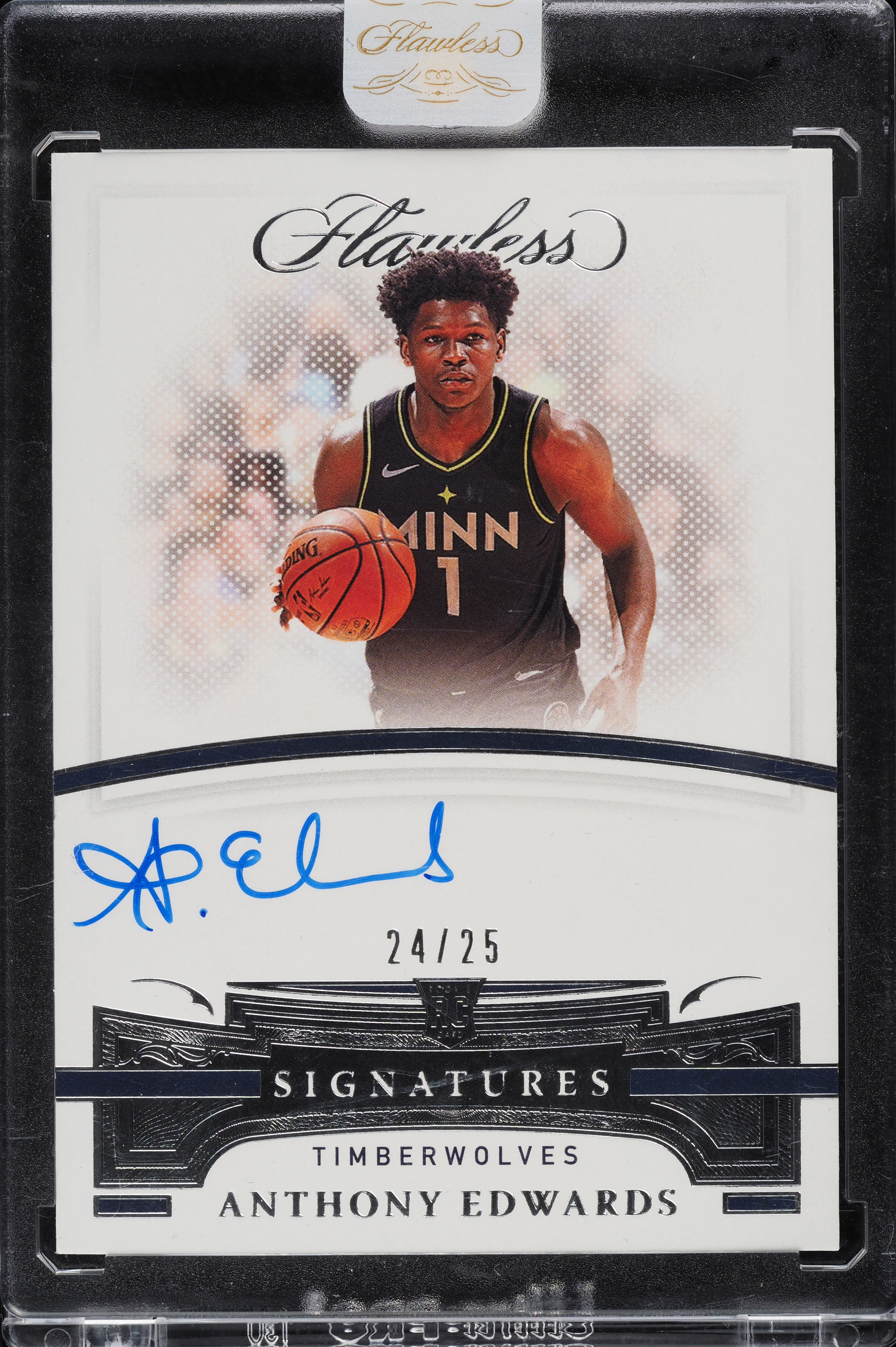2020 Panini Flawless Signatures Anthony Edwards ROOKIE AUTO /25 #AUT-ANT