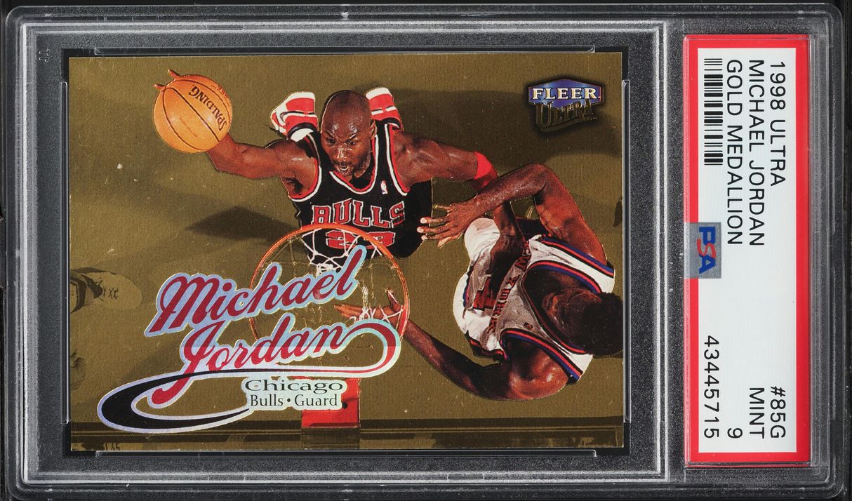 1998 Ultra Gold Medallion Michael Jordan #85G PSA 9 MINT