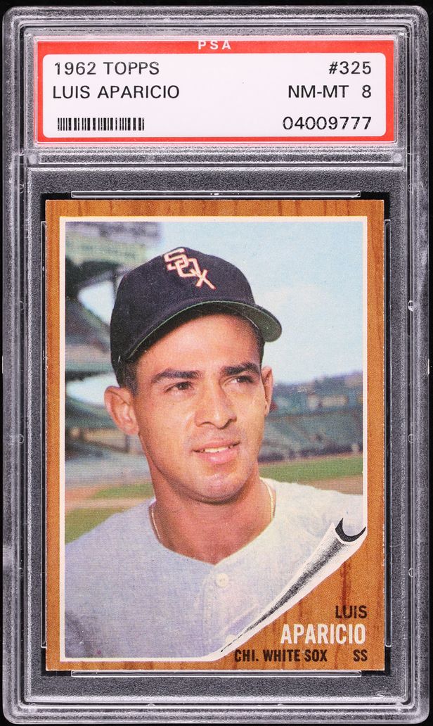 1962 Topps Luis Aparicio #325 PSA 8 NM-MT
