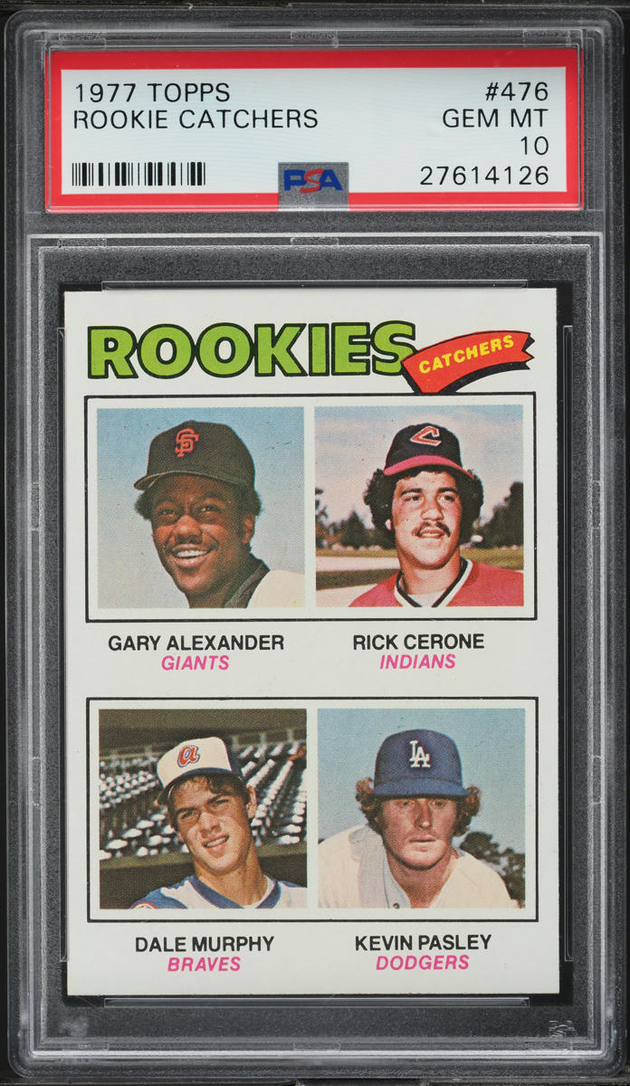1977 Topps Dale Murphy ROOKIE #476 PSA 10 GEM MINT