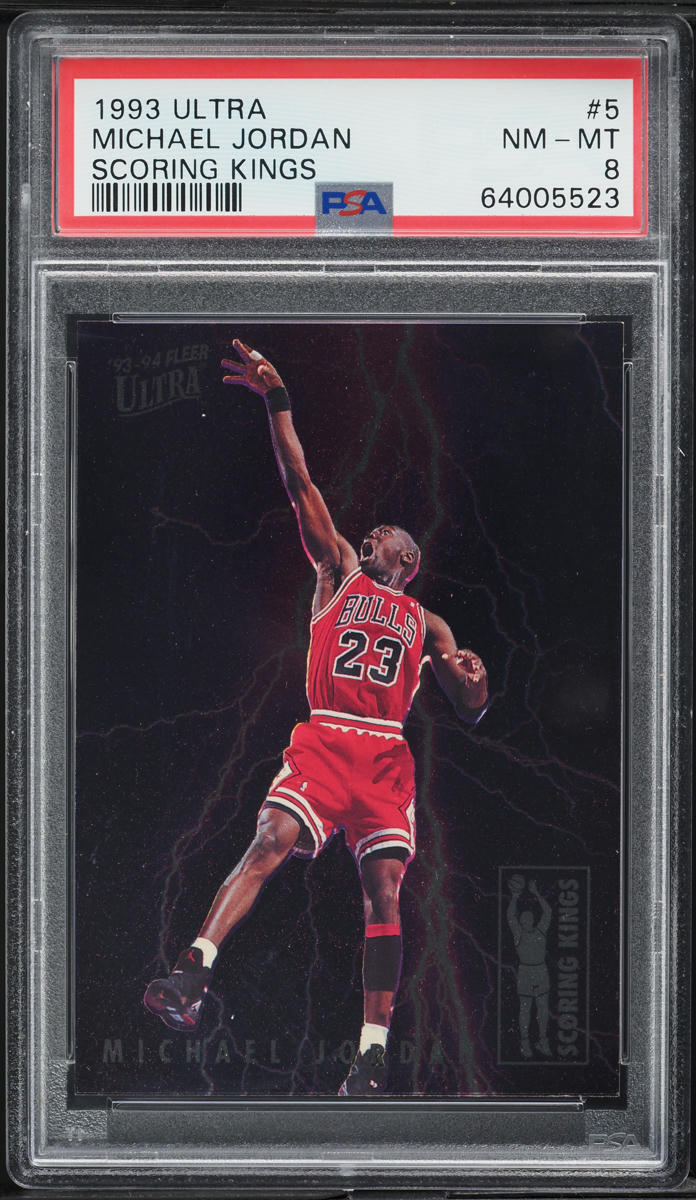 1993 Ultra Scoring Kings Michael Jordan #5 PSA 8 NM-MT