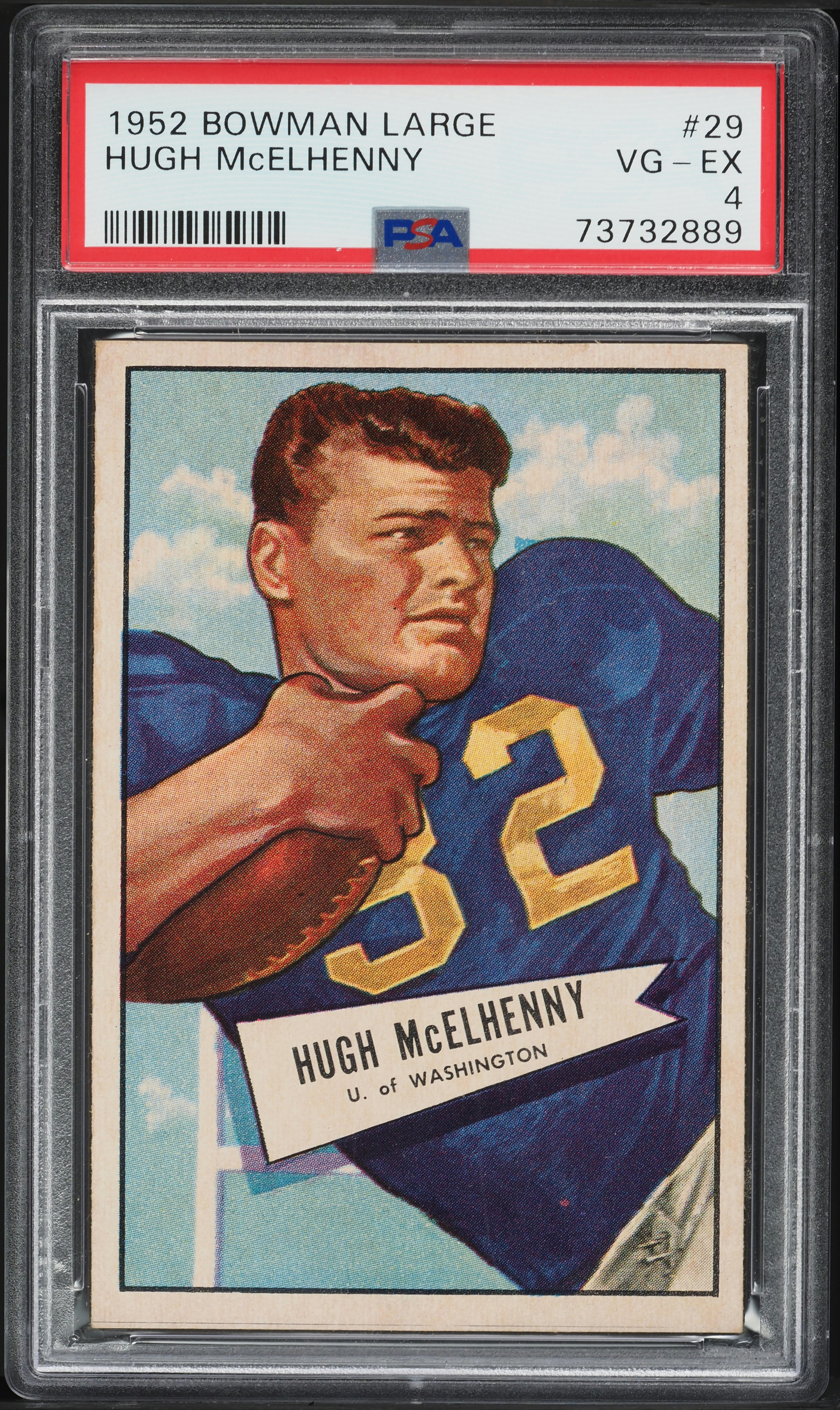 1952 Bowman Large Hugh McElhenny ROOKIE #29 PSA 4 VGEX