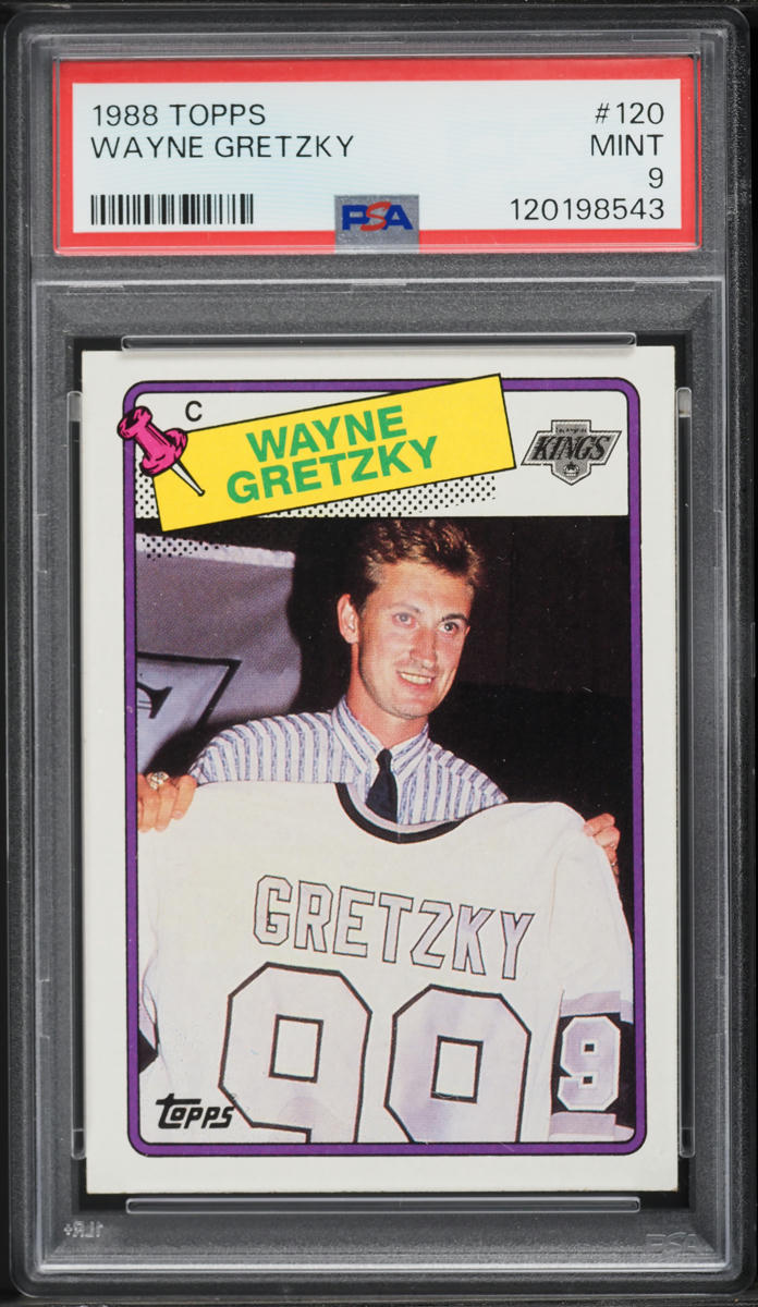 1988 Topps Hockey Wayne Gretzky #120 PSA 9 MINT