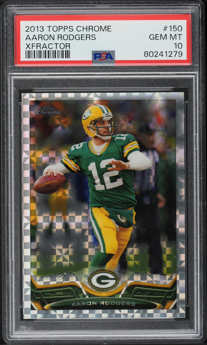 2013 Topps Chrome Xfractor Aaron Rodgers #150 PSA 10 GEM MINT