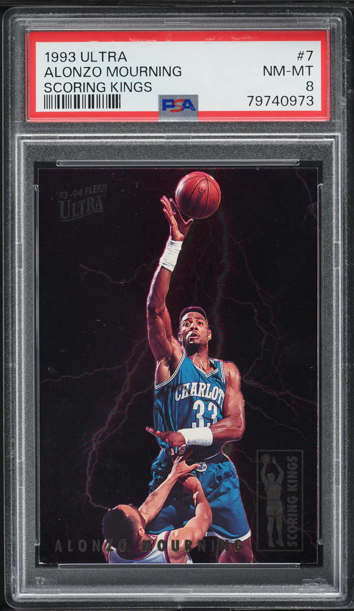 1993 Ultra Scoring Kings Alonzo Mourning #7 PSA 8 NM-MT
