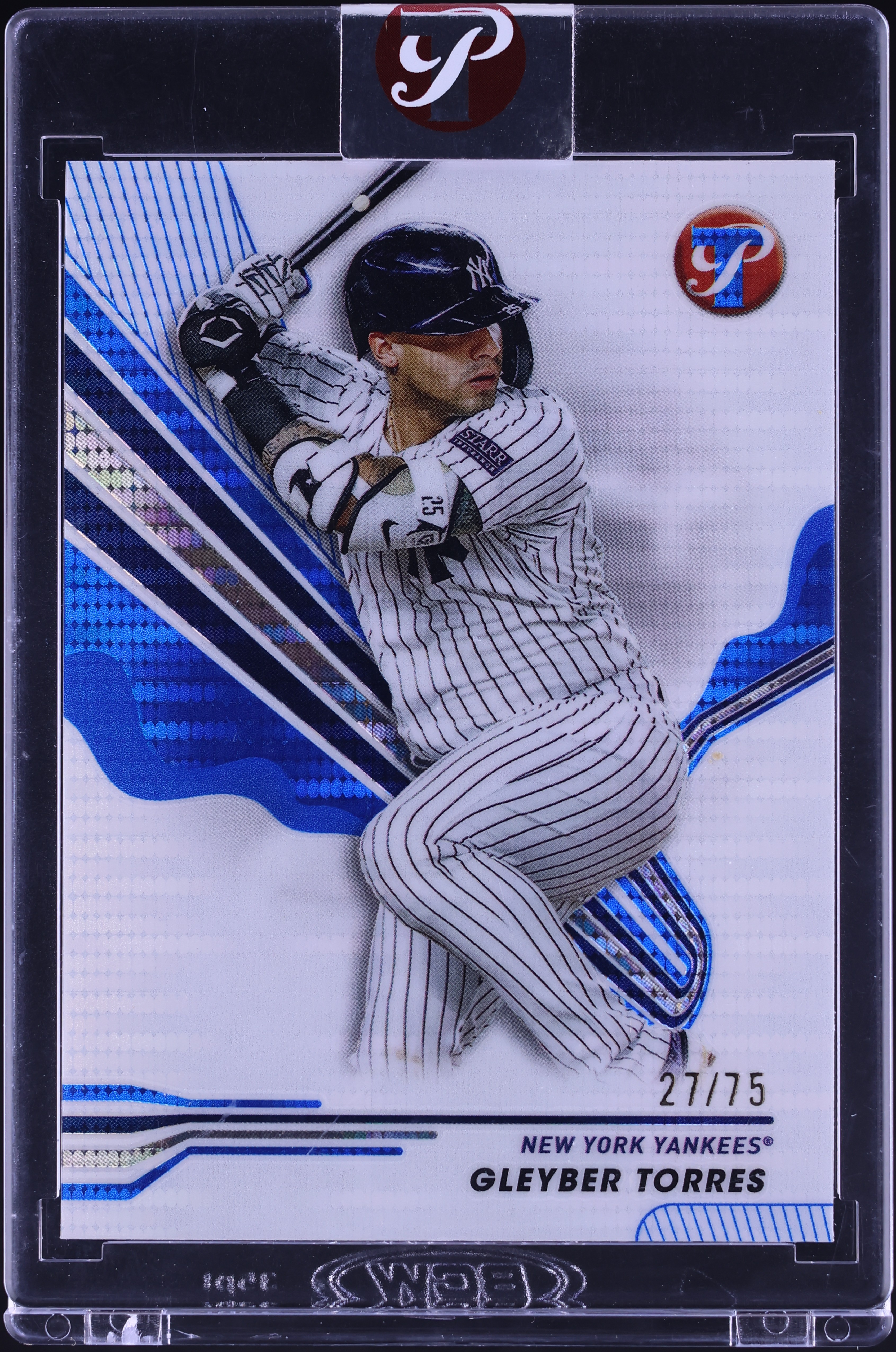 2024 Topps Pristine Blue Refractor Gleyber Torres /75 #154