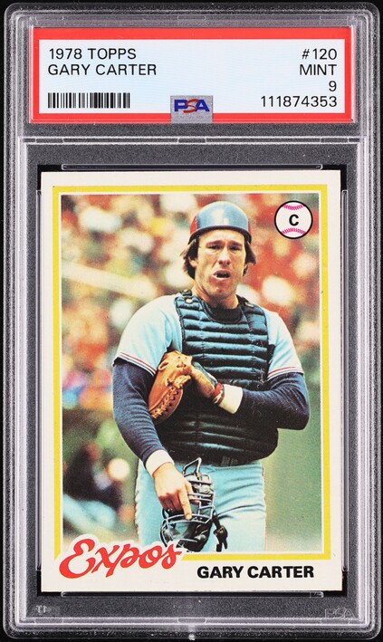 1978 Topps Gary Carter #120 PSA 9 MINT