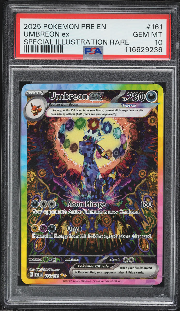 Umbreon ex 2025 Scarlet & Violet: Prismatic Evolutions #161/131