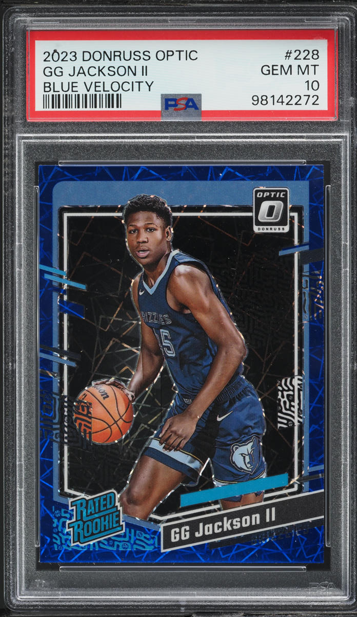 2023 Donruss Optic Blue Velocity GG Jackson II ROOKIE #228 PSA 10 GEM MINT