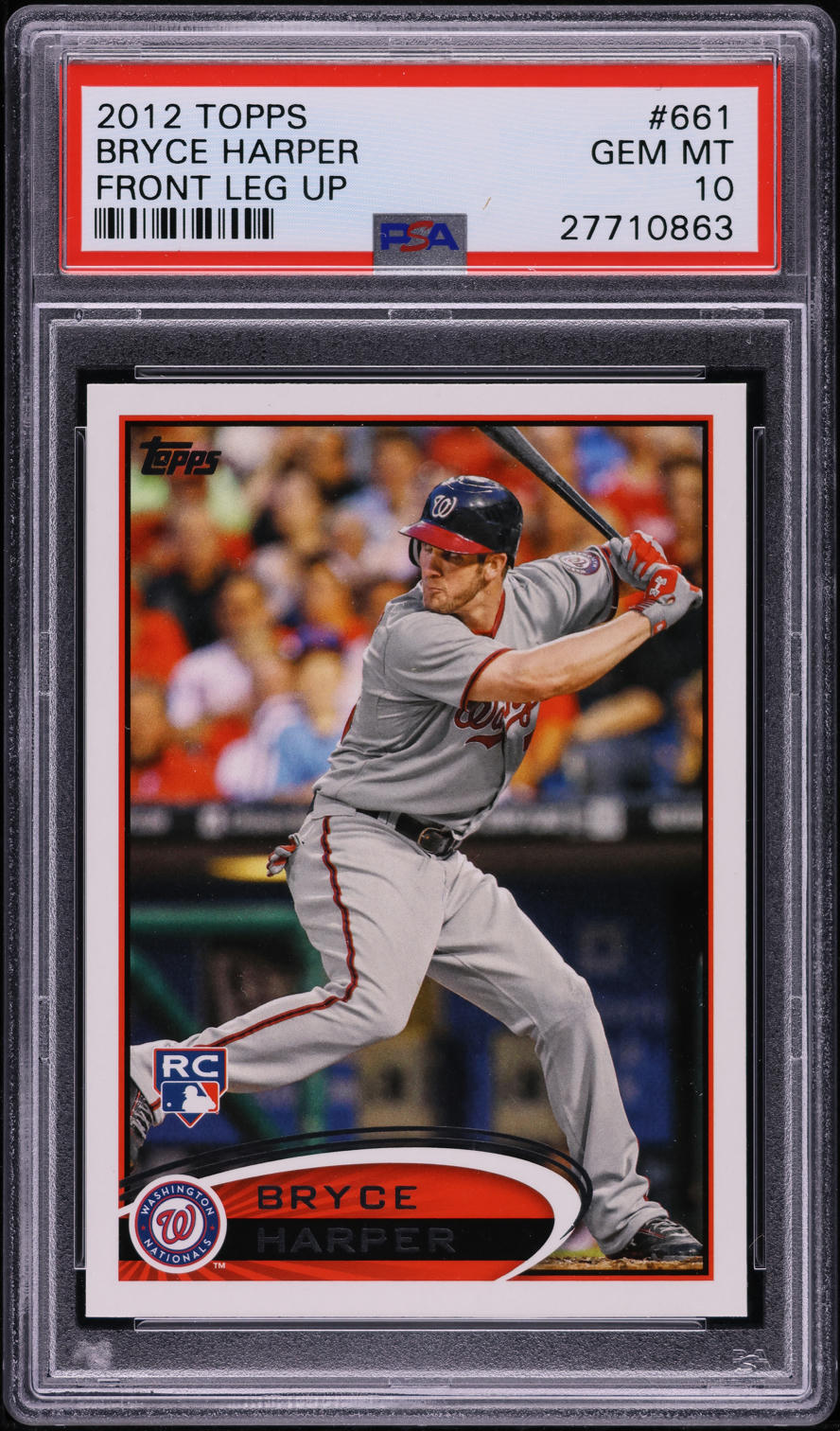 2012 Topps Blue Helmet Bryce Harper ROOKIE #661 PSA 10 GEM MINT