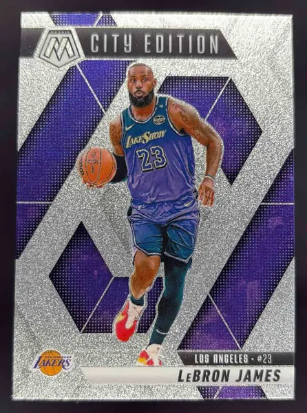 2024-25 Panini Mosaic Glitter Mosaic #286 LeBron James City Edition