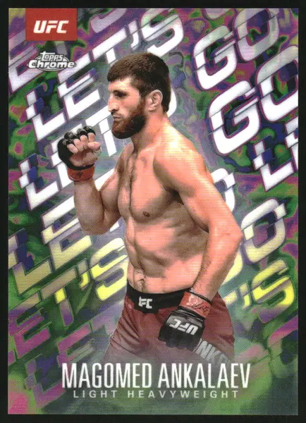 2025 Topps UFC Chrome Let's Go #LGO-7 Magomed Ankalaev