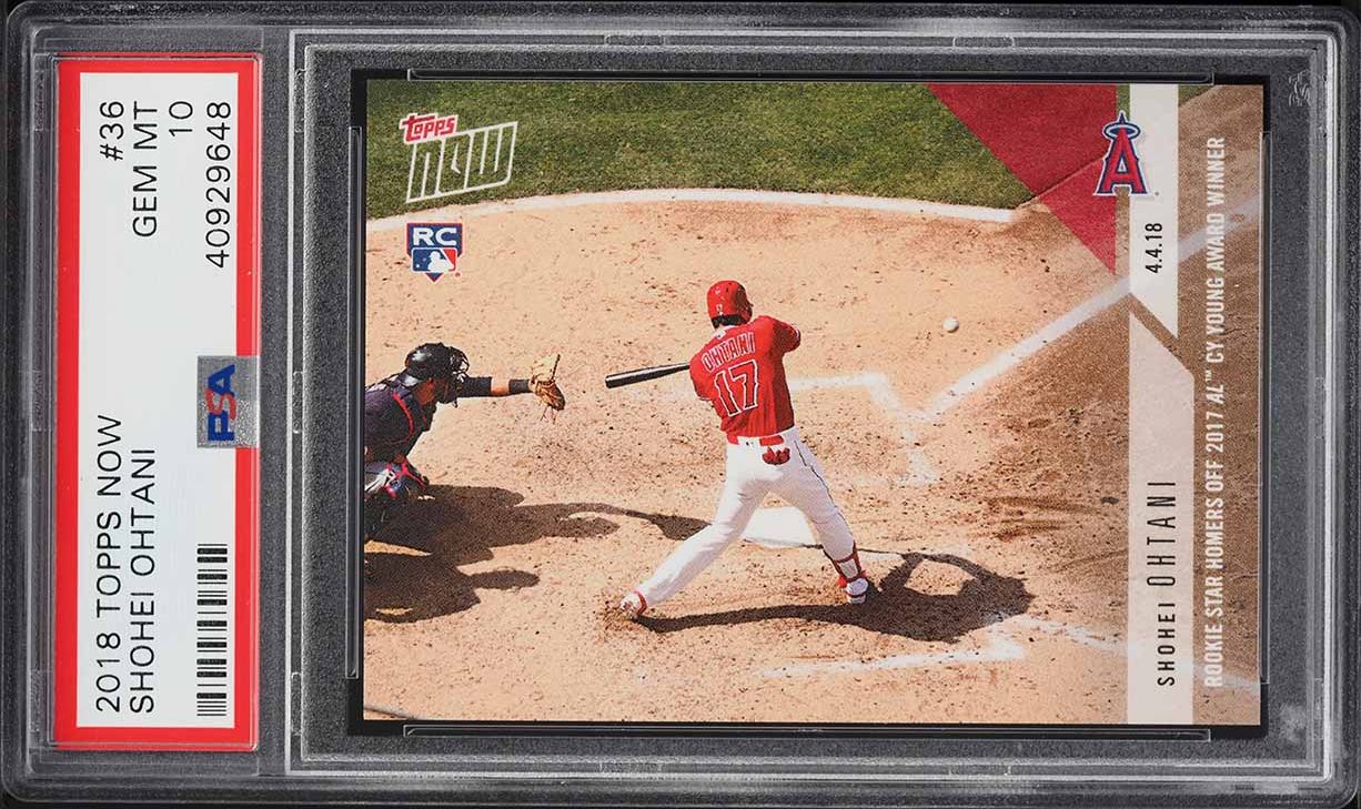 2018 Topps Now Shohei Ohtani ROOKIE #36 PSA 10 GEM MINT