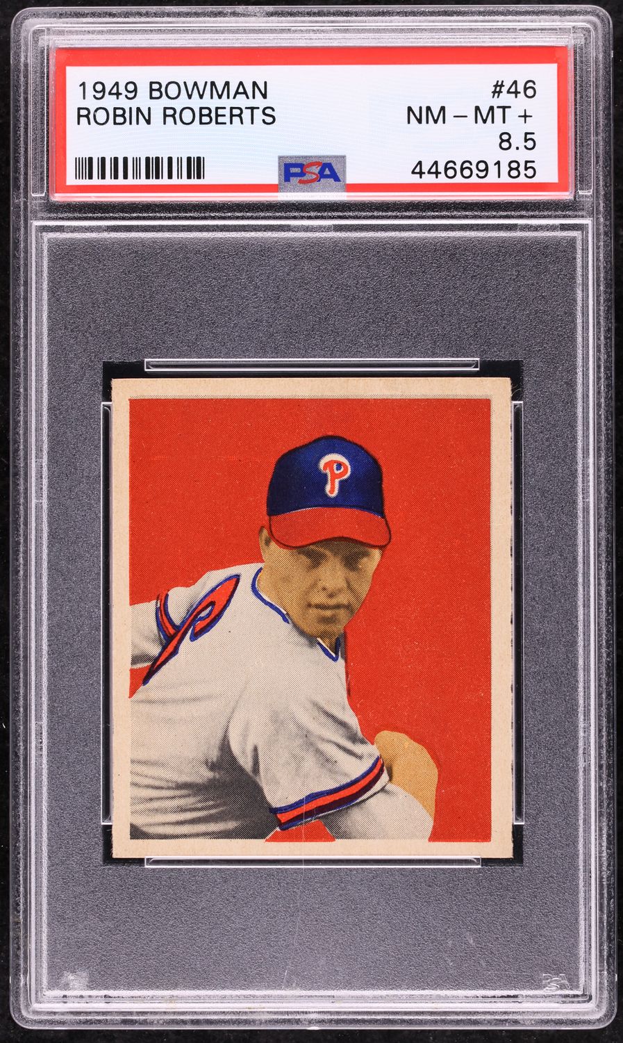 1949 Bowman Robin Roberts ROOKIE #46 PSA 8.5 NM-MT+
