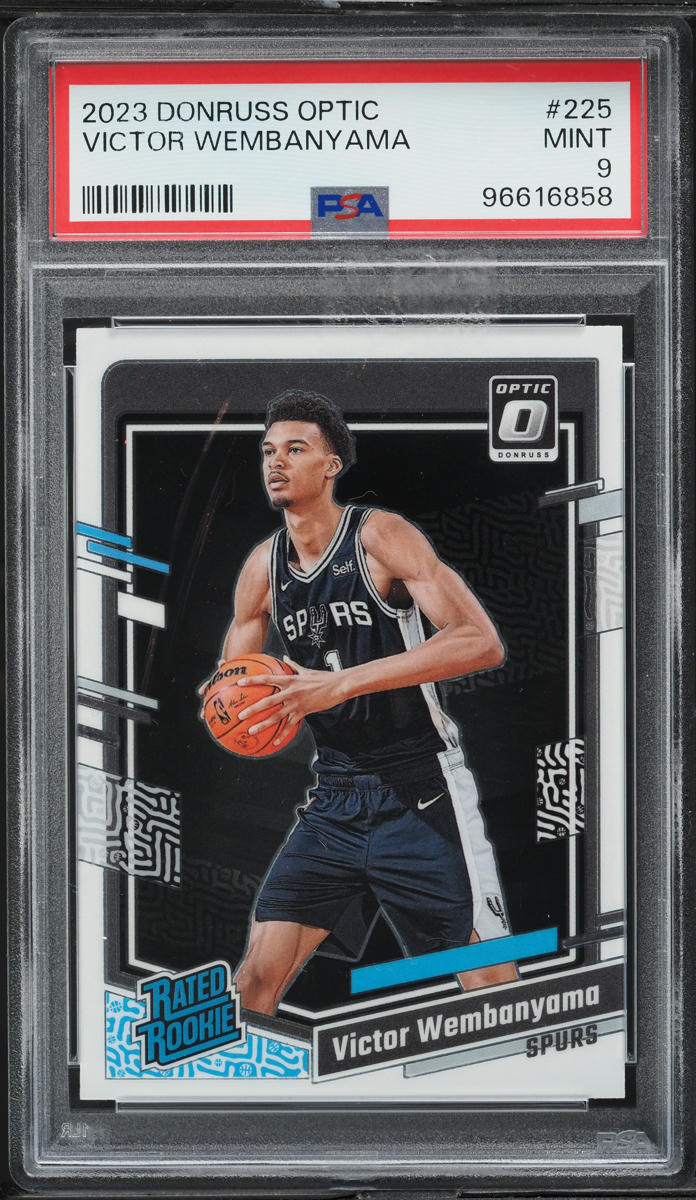 2023 Donruss Optic Victor Wembanyama ROOKIE #225 PSA 9 MINT