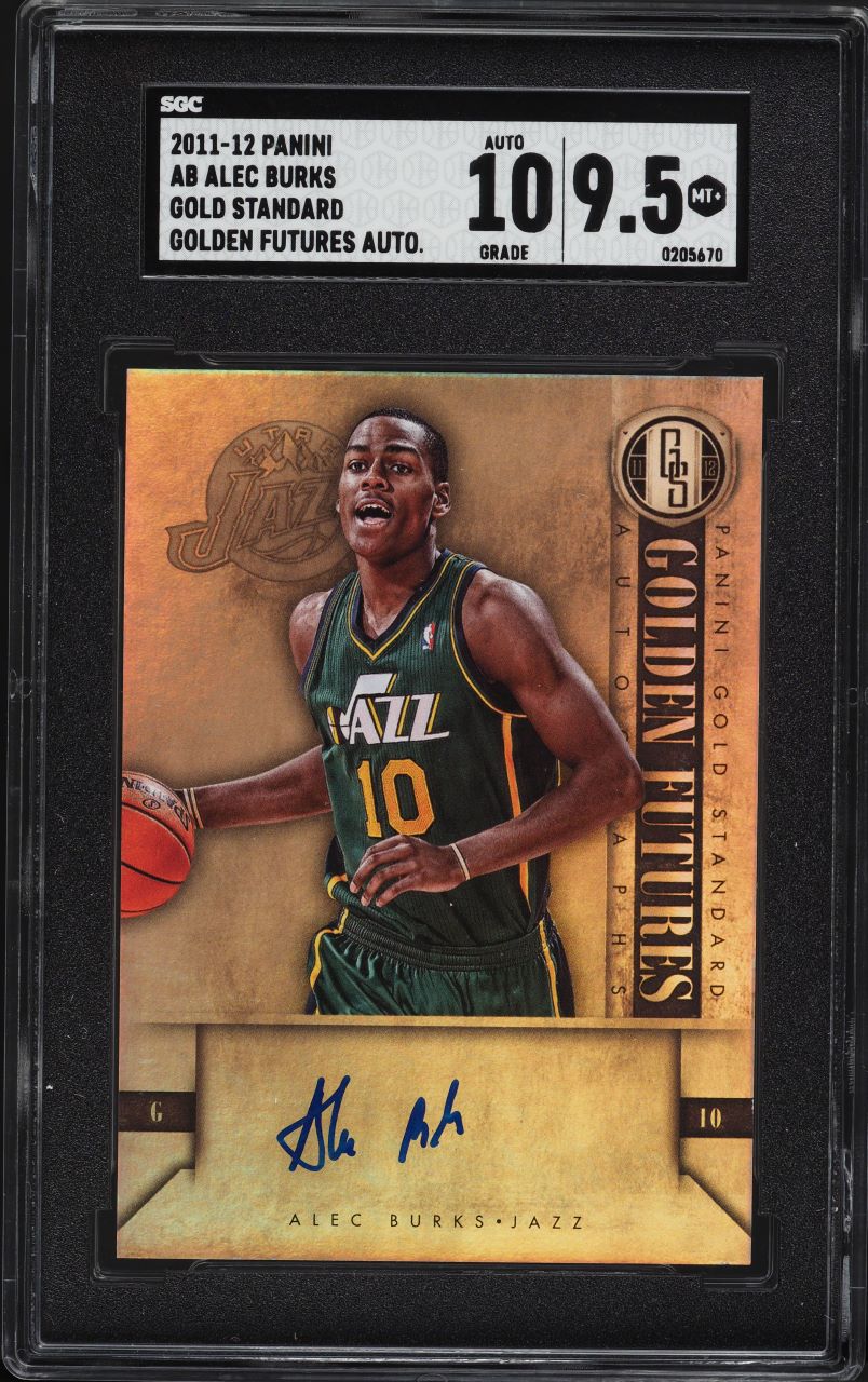 Alec Burks #AB 2011-12 Panini Gold Standard Basketball Golden Futures Autographs